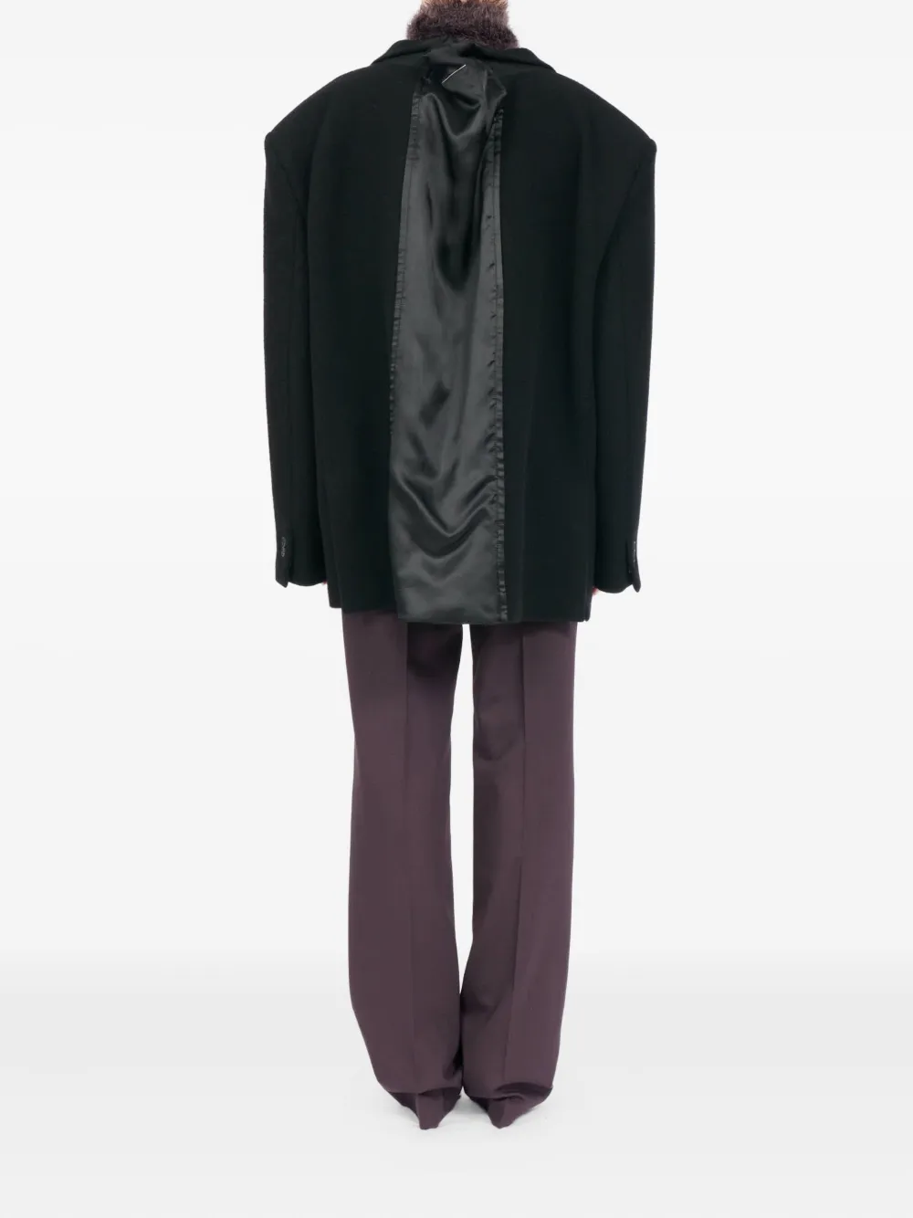 Mm6 Maison Margiela Single-breasted Blazer In Black