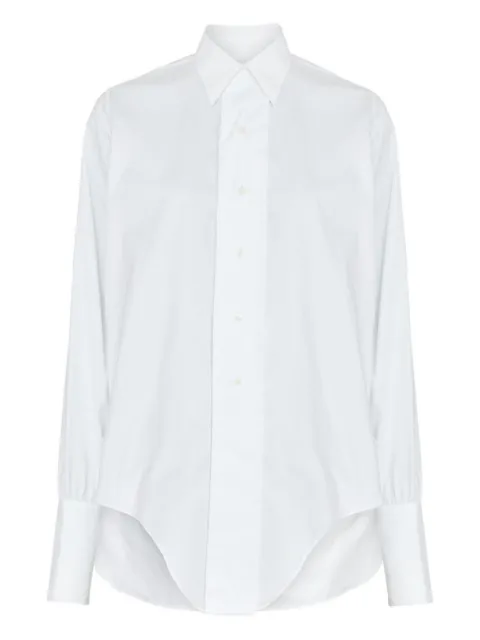Maison Margiela curved-hem shirt