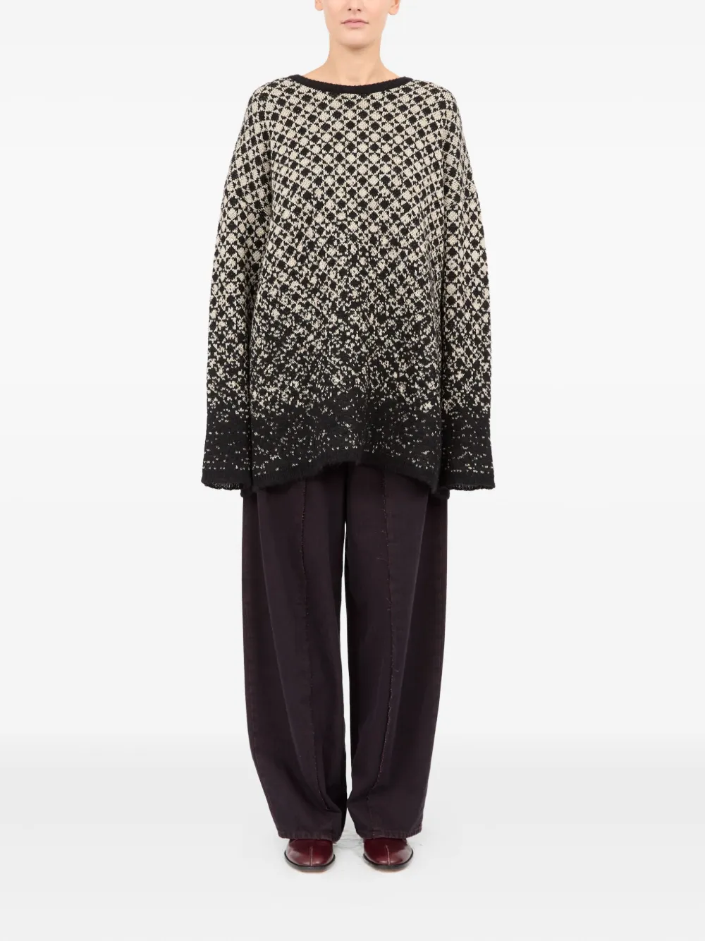 MM6 Maison Margiela Wollen trui Zwart