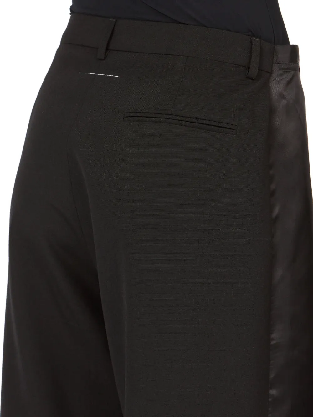 MM6 Maison Margiela Broek met vlakken Zwart