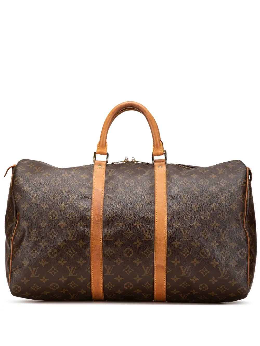 Louis Vuitton Pre-Owned bolsa de viaje Keepall 50 con monograma 1997 | marrón | Image 1