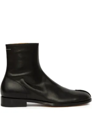 MM6 メゾンマルジェラ レザーアンクルブーツ 黒いスカートと合う エムエムシックス メゾン マルジェラ MM6 Maison Margiela MM6