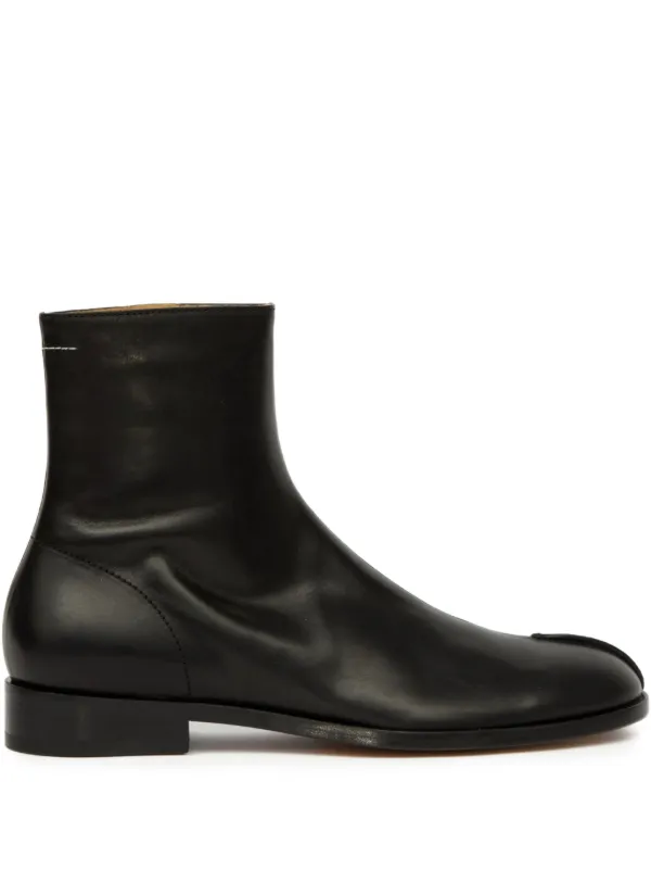 MM6 Maison Margiela マルジェラ レザー アンクルブーツ 黒 MM6 Maison Margiela レザー アンクルブーツ | ブラック