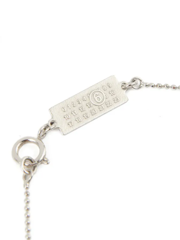 MM6 Maison Margiela シルバートーン ペンダント ネックレス MM6 Maison Margiela ペンダント ネックレス | シルバートーン