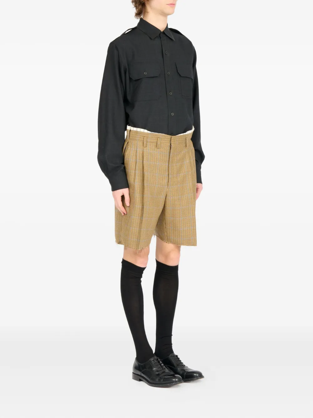 Maison Margiela Geruite shorts Beige