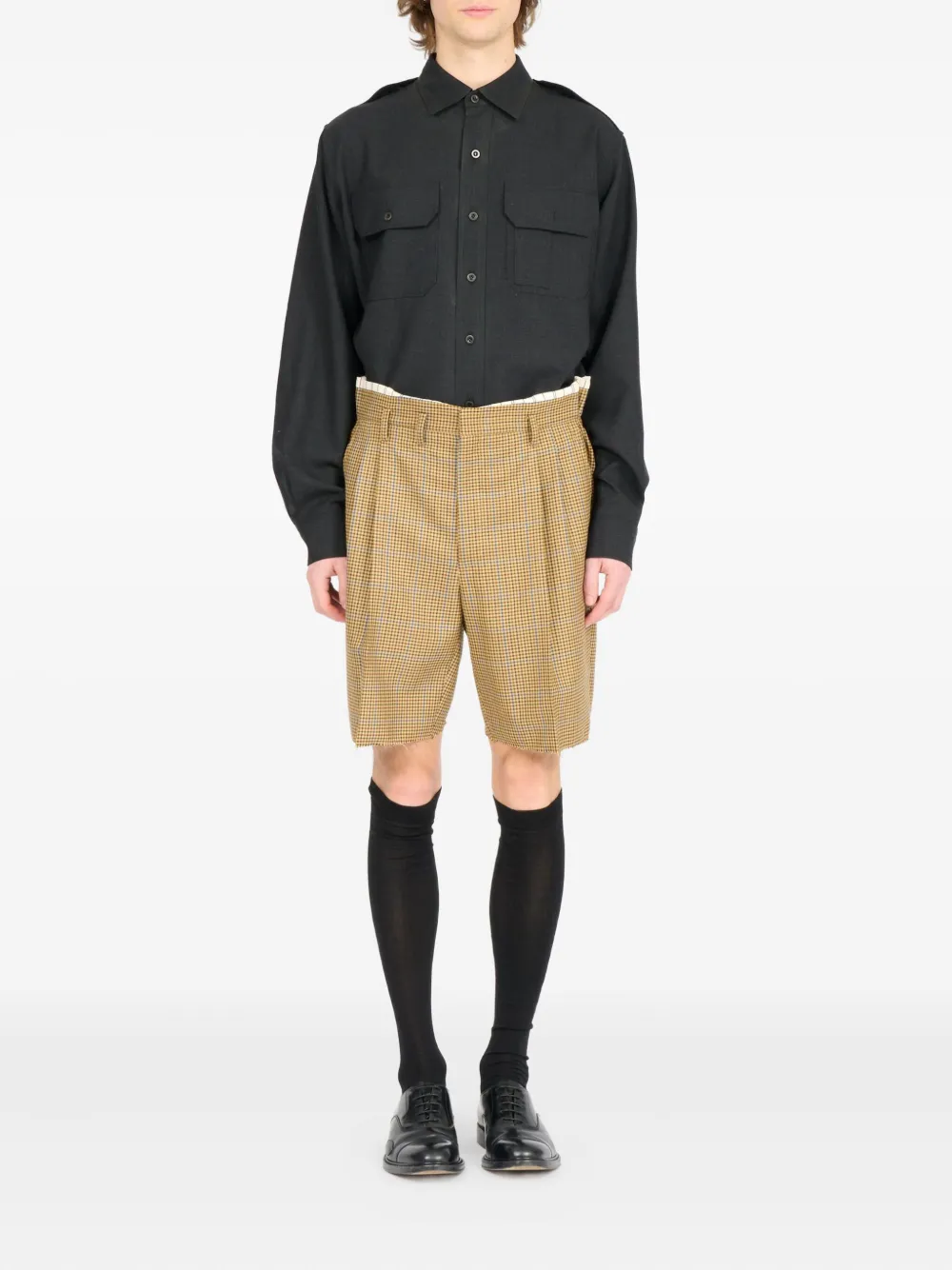 Maison Margiela Geruite shorts Beige
