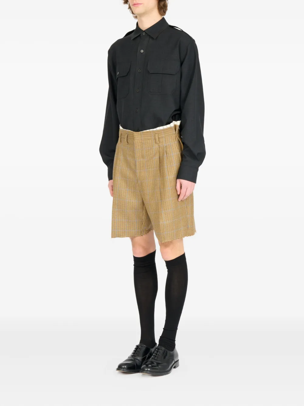 Maison Margiela Geruite shorts Beige