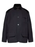 Maison Margiela corduroy-collar overshirt - Blue