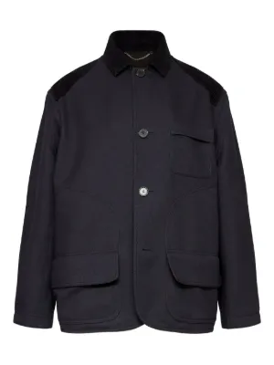 Prada トライアングルロゴ ジャケット | グレー | FARFETCH JP