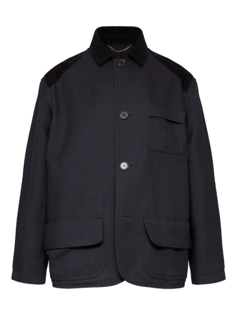 Maison Margiela corduroy-collar overshirt