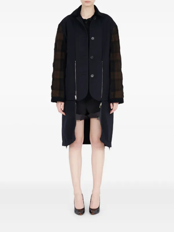 Maison Margiela corduroy-collar Overshirt | Blue | FARFETCH RO