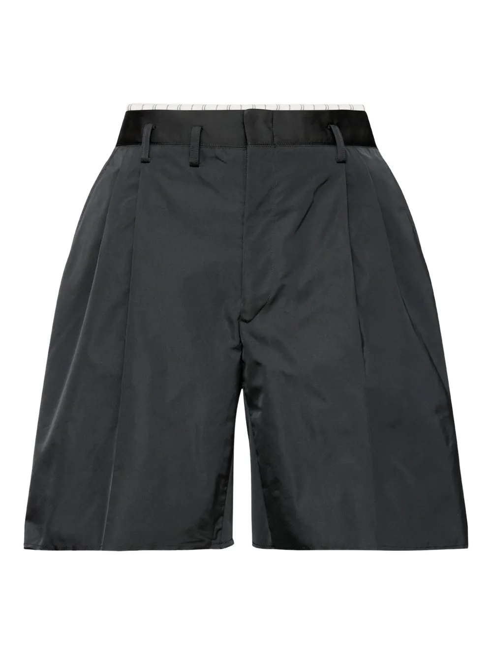 Maison Margiela Formele shorts Zwart