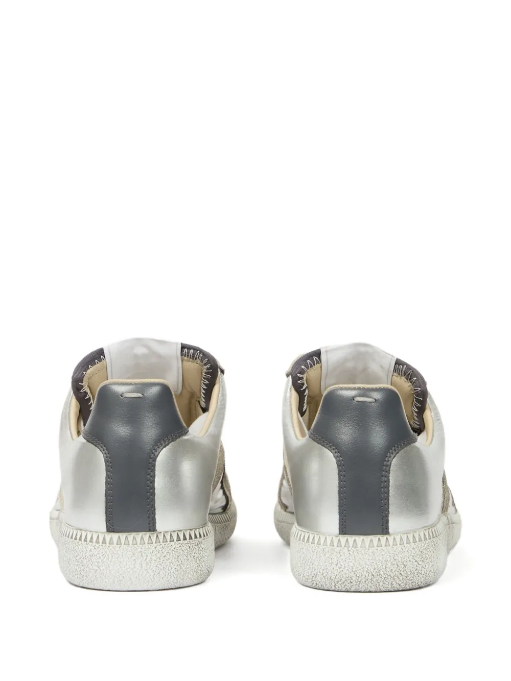 Maison Margiela leather low-top sneakers Gold