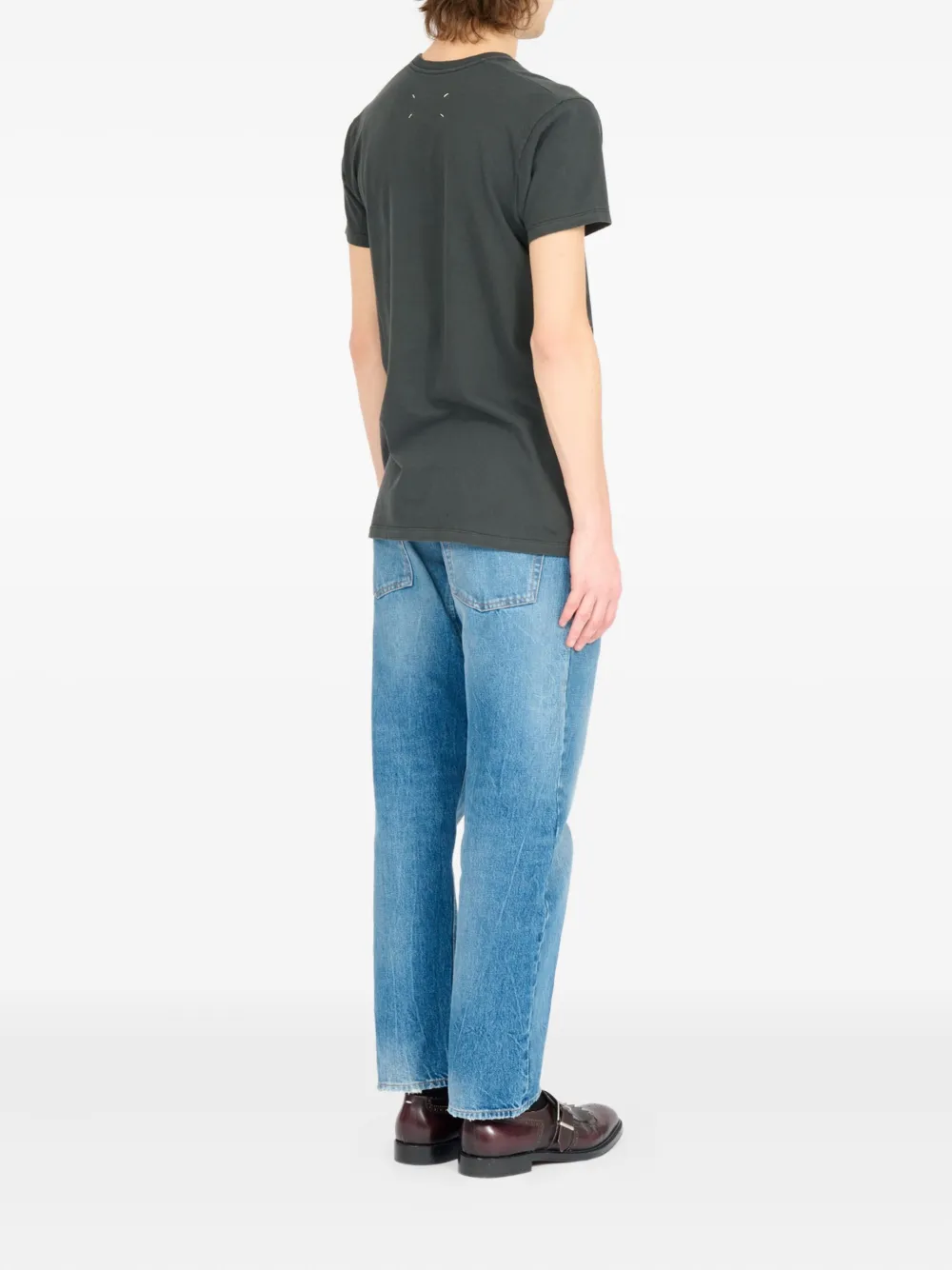 Maison Margiela T-shirt met tekst Grijs