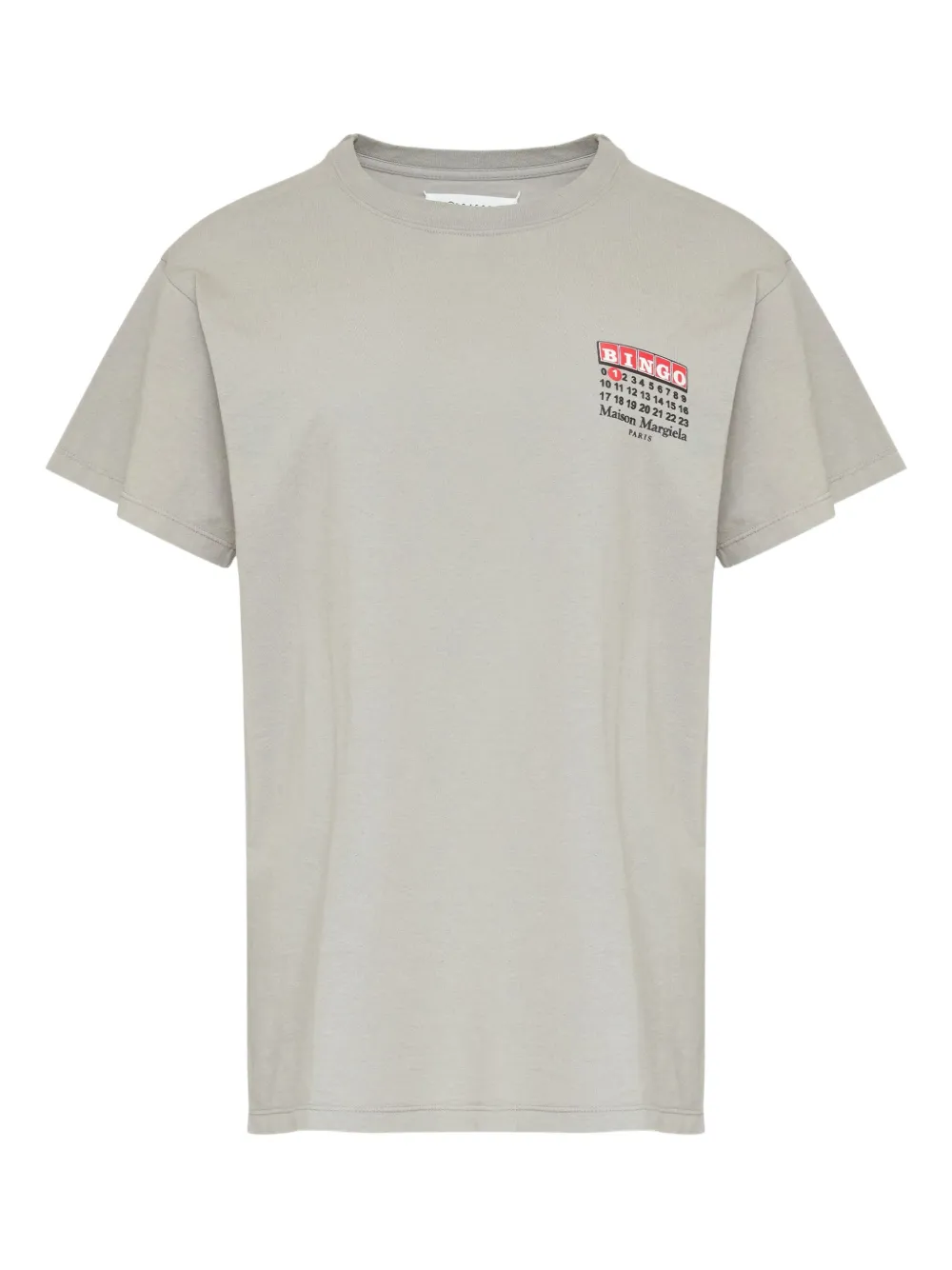 Maison Margiela ナンバープリント Tシャツ - ニュートラル Maison Margiela ナンバープリント Tシャツ - ニュートラル