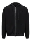 MM6 Maison Margiela cotton hooded jacket - Black