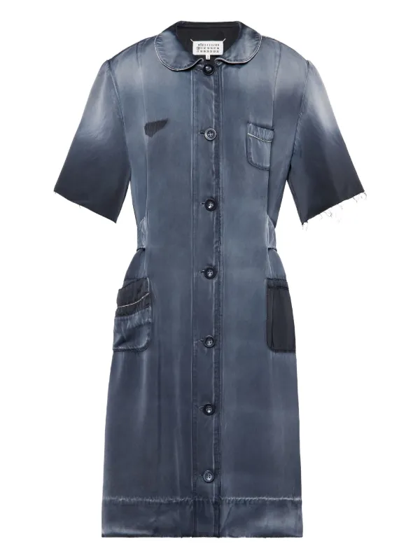 maison margiela denim dress Maison Margiela, Denim Midi Dress, Woman, Light Blue, Size: 42