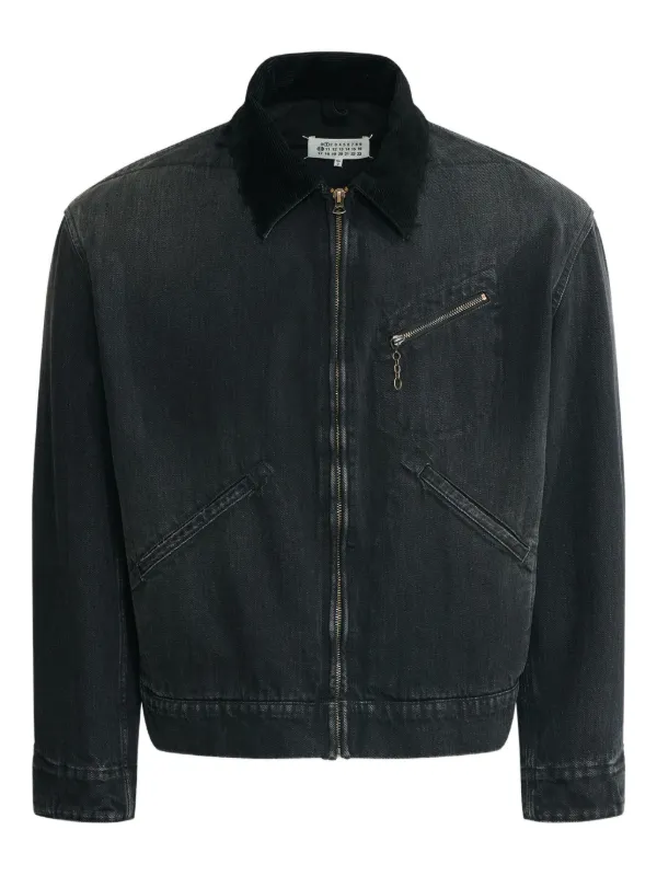 Maison Margiela コットン ジャケット | ブラック | FARFETCH JP