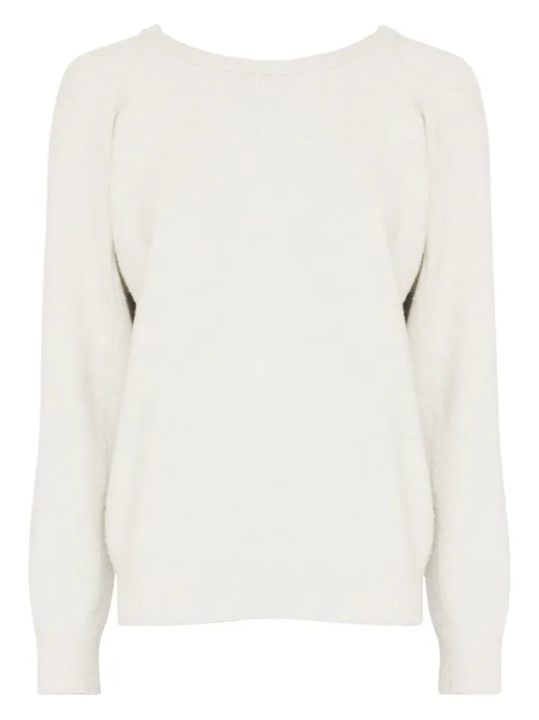Maison Margiela Wool Knit Top in Neutrals