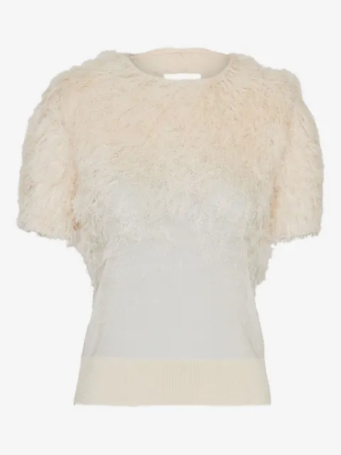 Maison Margiela retrograde silk knit top