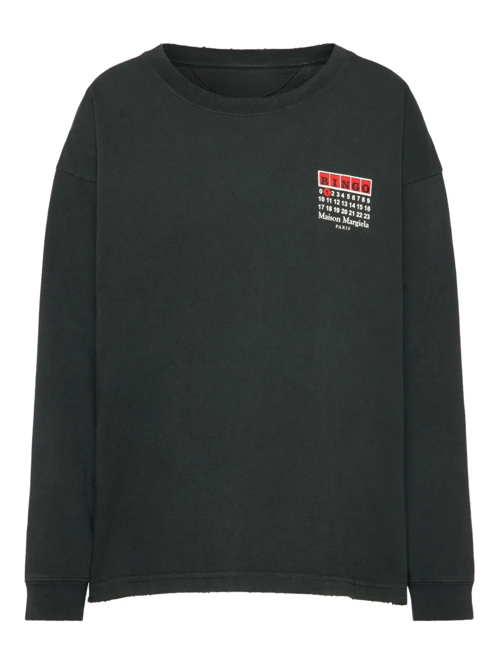 Maison Margiela Bingo-print Cotton Sweatshirt