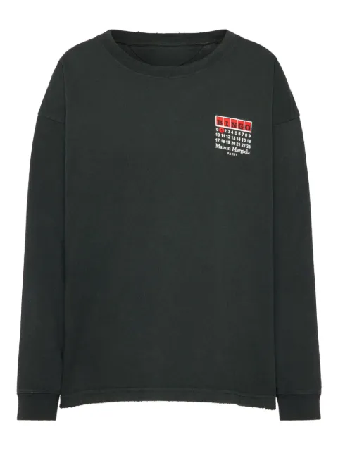 Maison Margiela Katoenen sweater met bingoprint