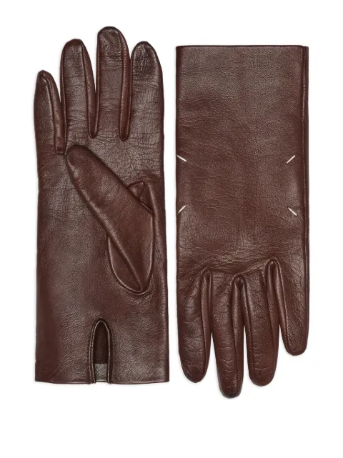 Maison Margiela leather fingerless gloves