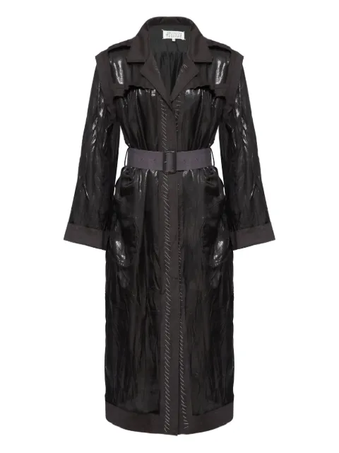 Maison Margiela belted trench dress