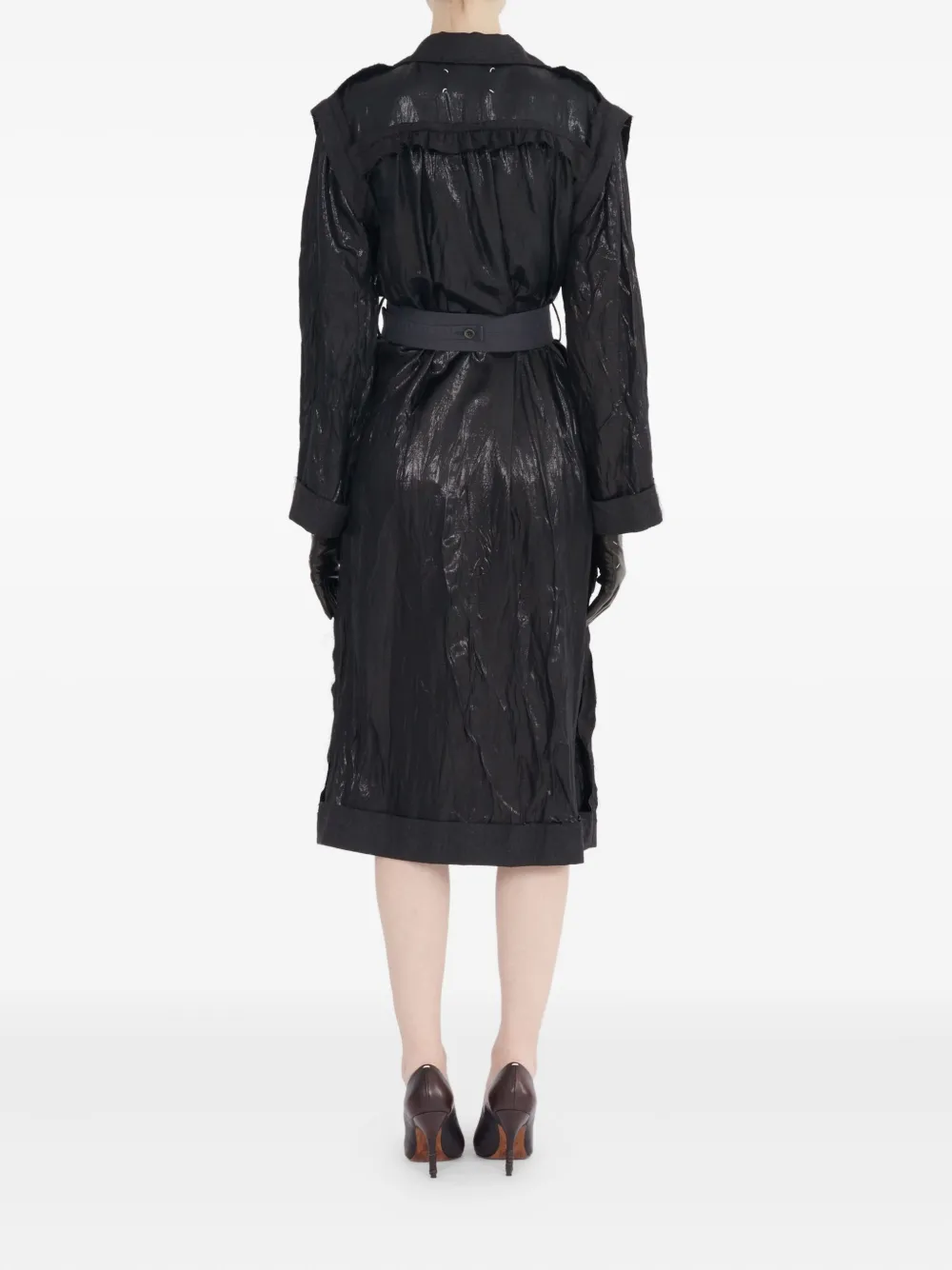 Maison Margiela Trenchjurk met ceintuur Zwart