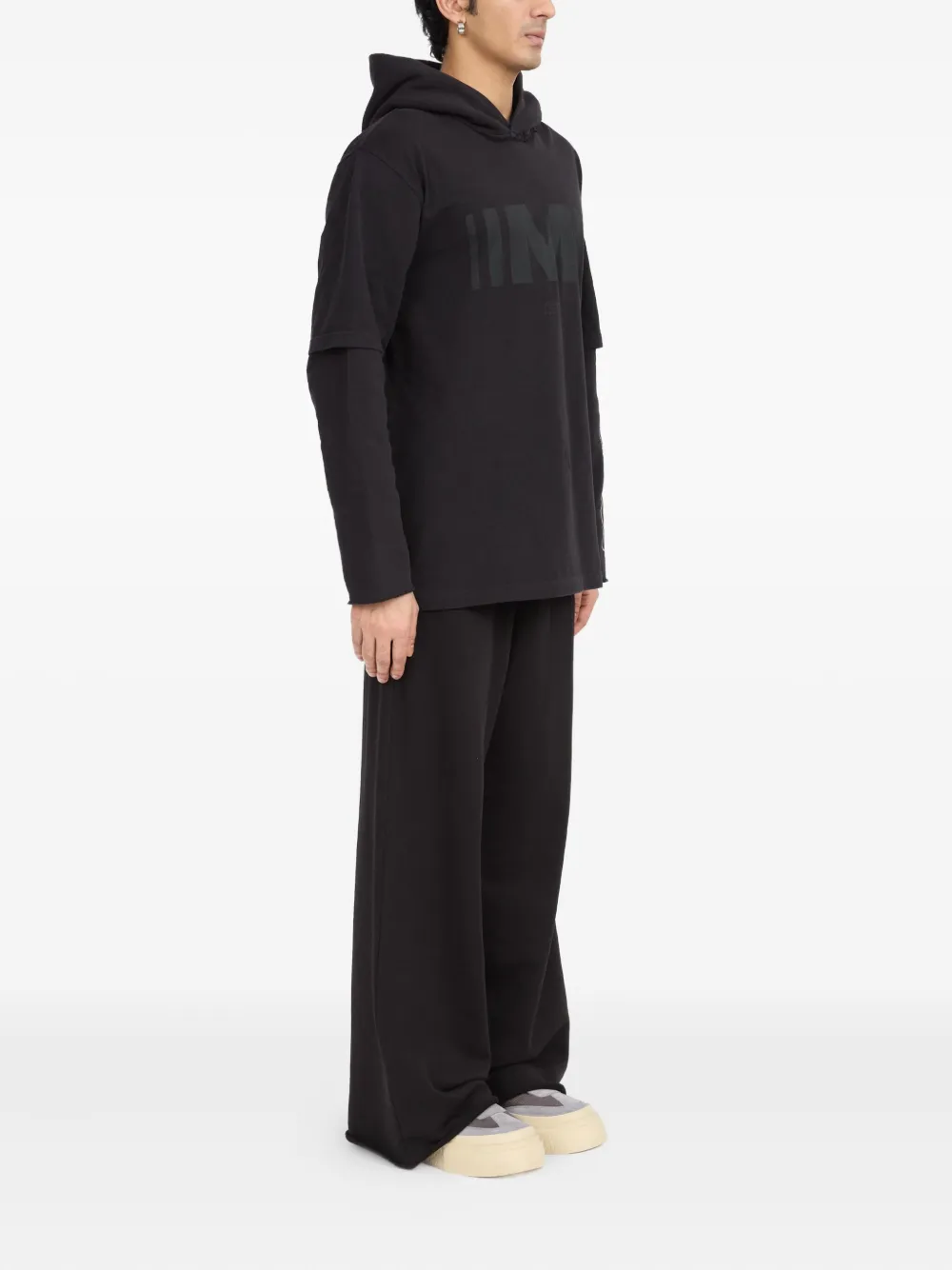 MM6 Maison Margiela Hoodie met print Zwart