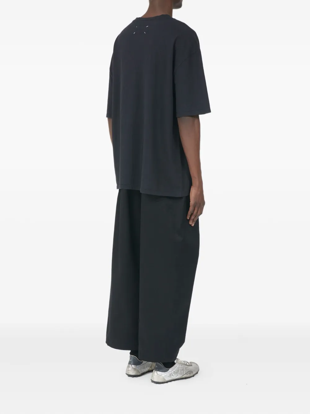Maison Margiela T-shirt met logo Blauw