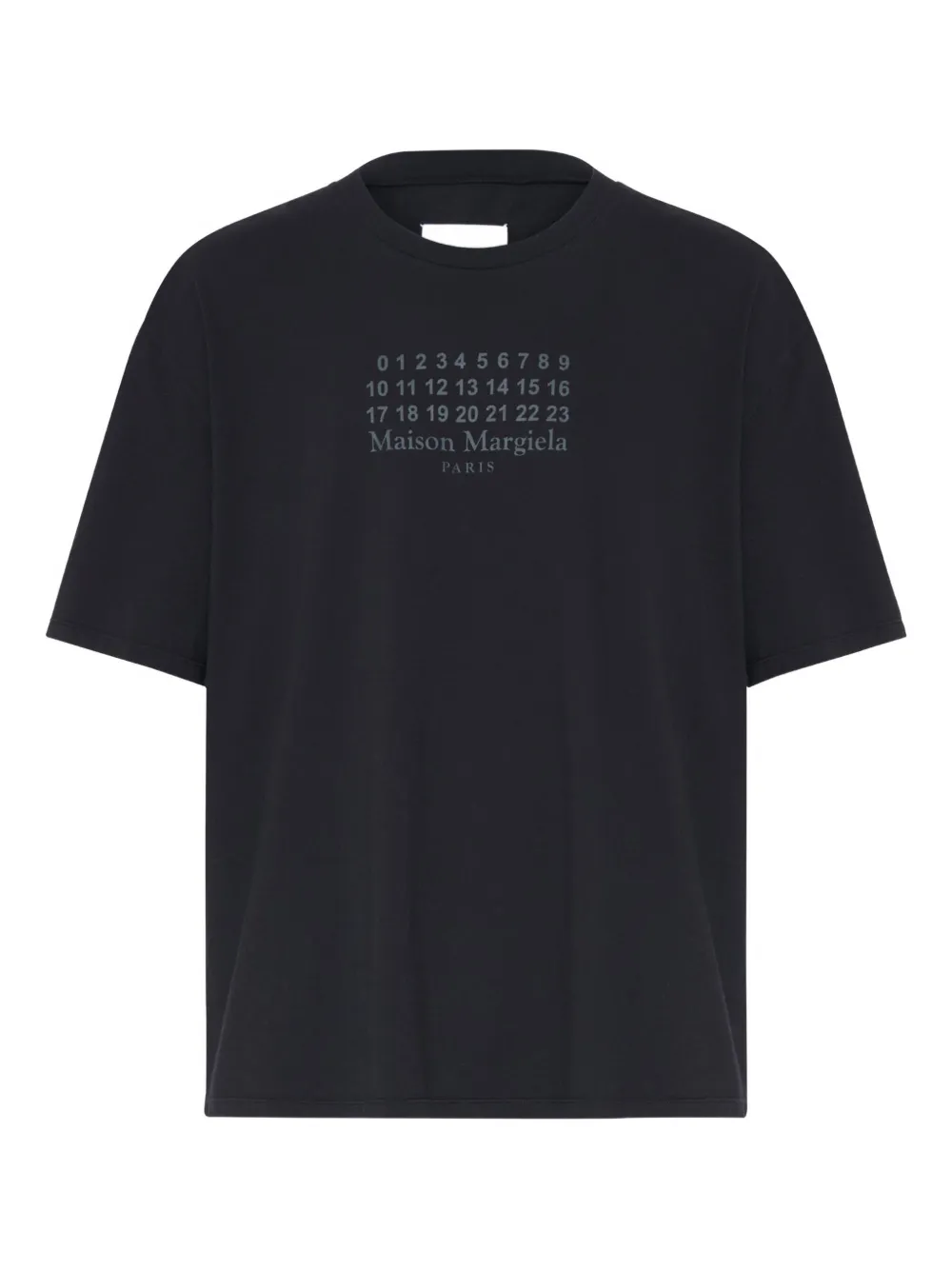 Maison Margiela T-shirt met logo Blauw