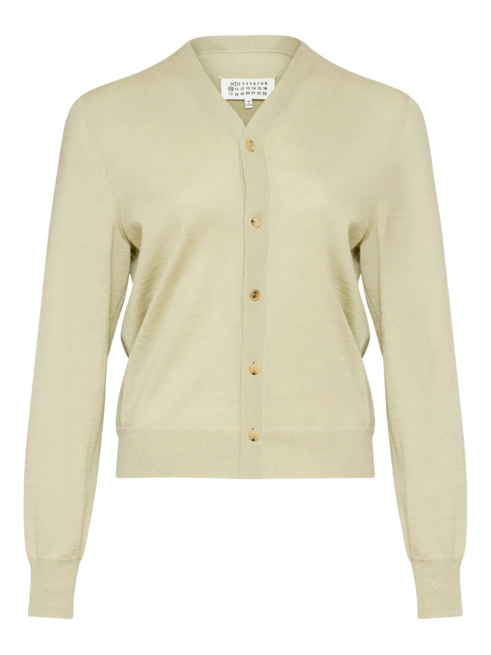 Maison Margiela Wollen vest Groen