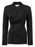 MM6 Maison Margiela peak-lapels blazer - Black