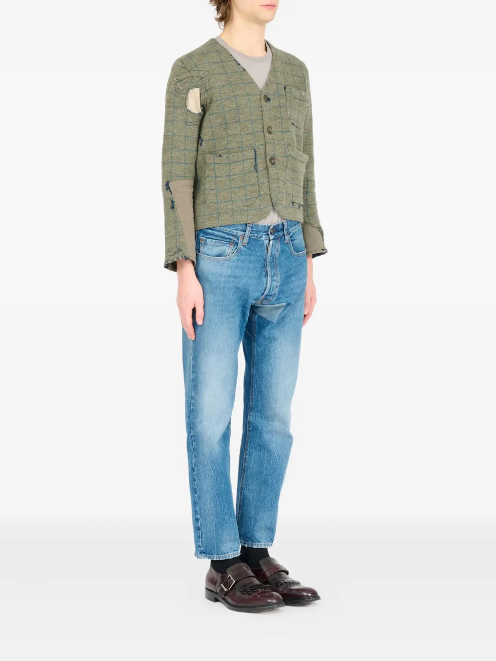 Maison Margiela Vest van scheerwol Groen