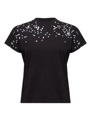 Jil Sander Striped short-sleeved Top | Black | FARFETCH RO