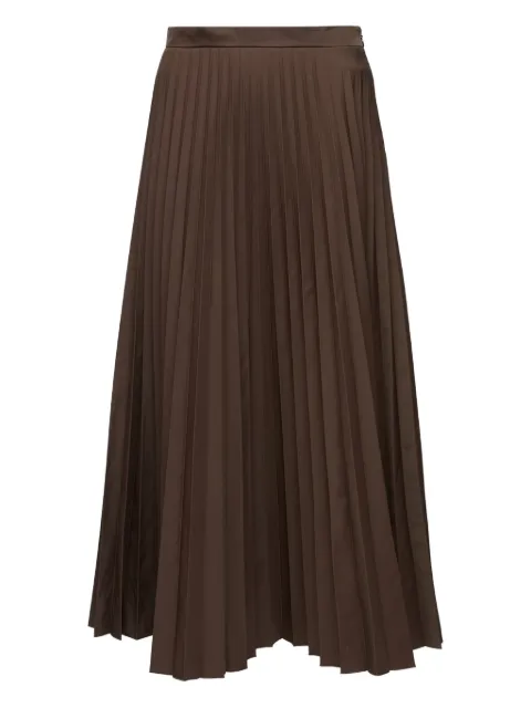 MM6 Maison Margiela A-line midi pleated skirt