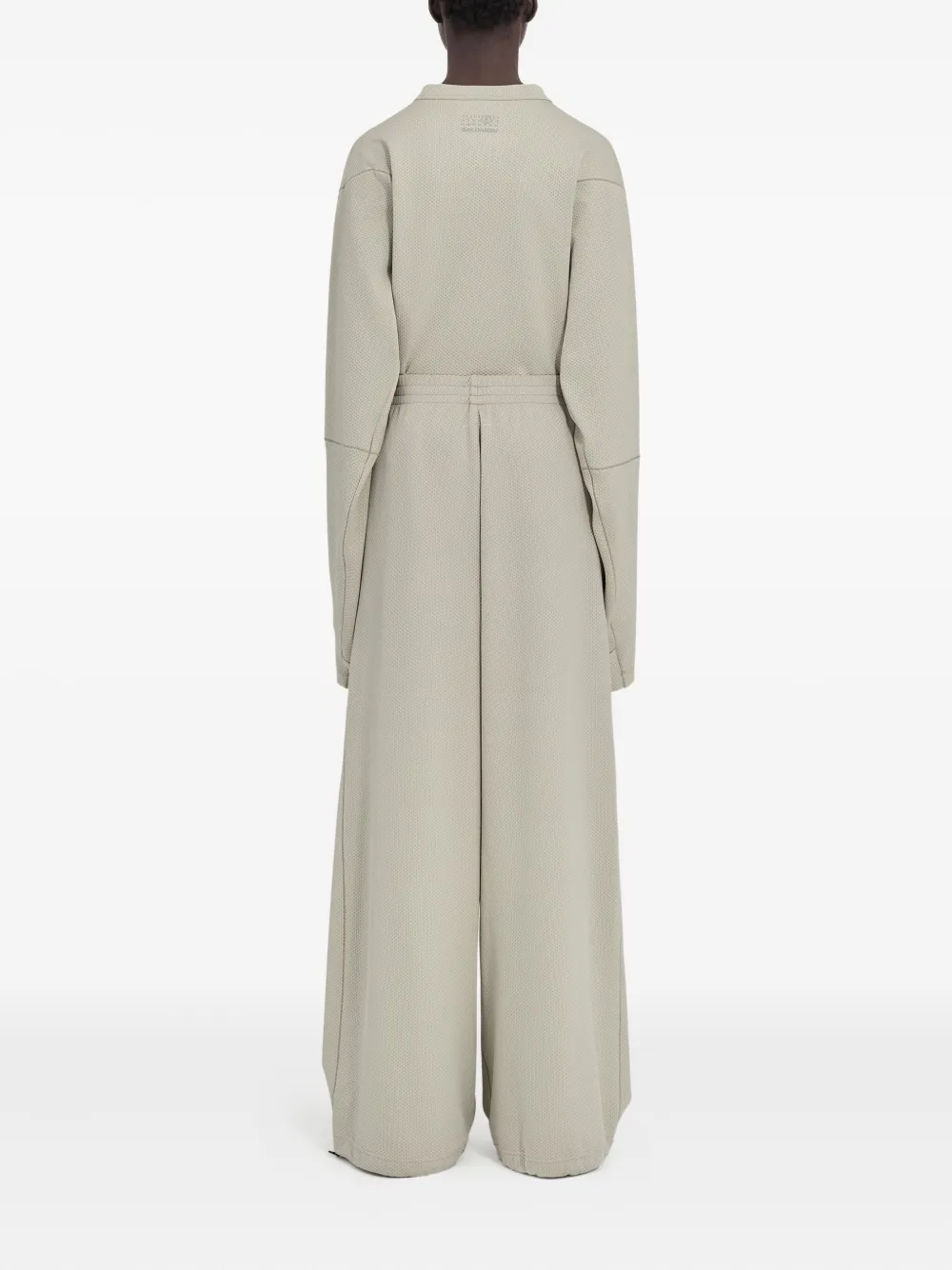 MM6 Maison Margiela X Salomon Trainingsbroek met elastische taille en logoprint Beige