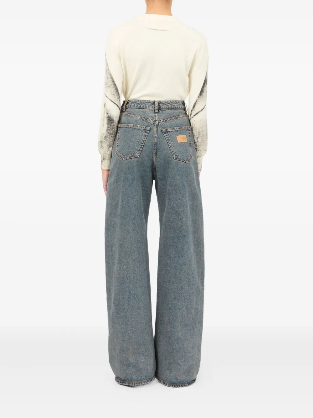 MM6 Maison Margiela Jeans met zakdetail Blauw