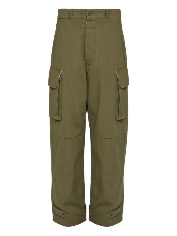 MAISON SPECIAELオリーブグリーン カーゴパンツ サイドポケット付き Maison Margiela カーゴパンツ | グリーン | FARFETCH JP
