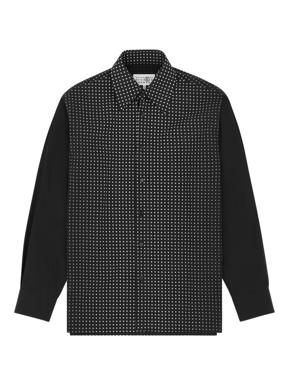 polka dot-print long-sleeved shirt