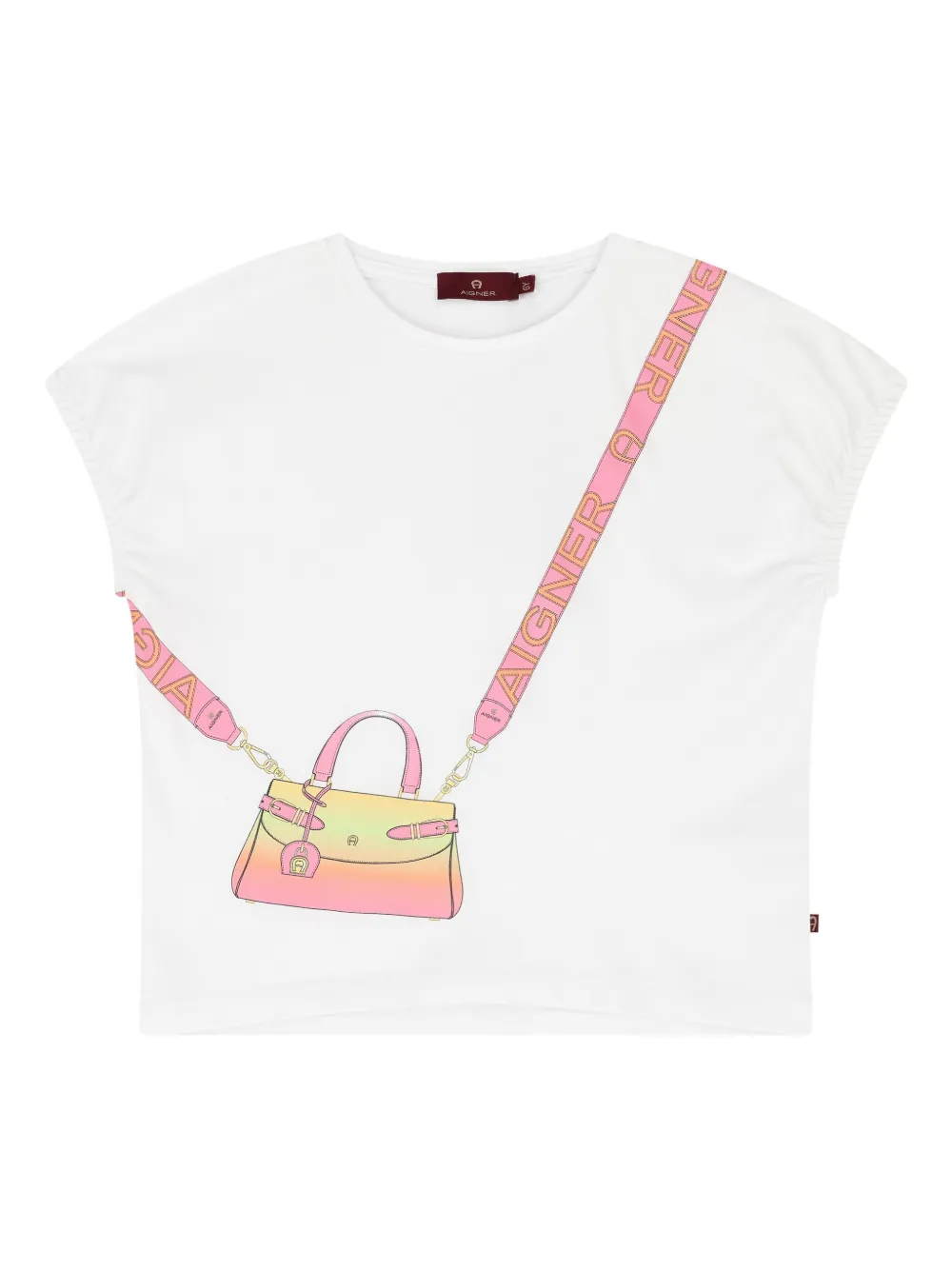 Shop Aigner Illustration-print Short-sleeve T-shirt