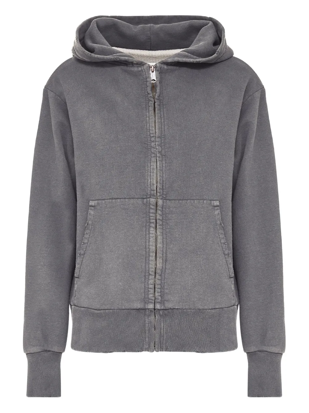Maison Margiela Felpa con cappuccio e zip - Grigio