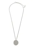 MM6 Maison Margiela mirror-pendant necklace - Silver