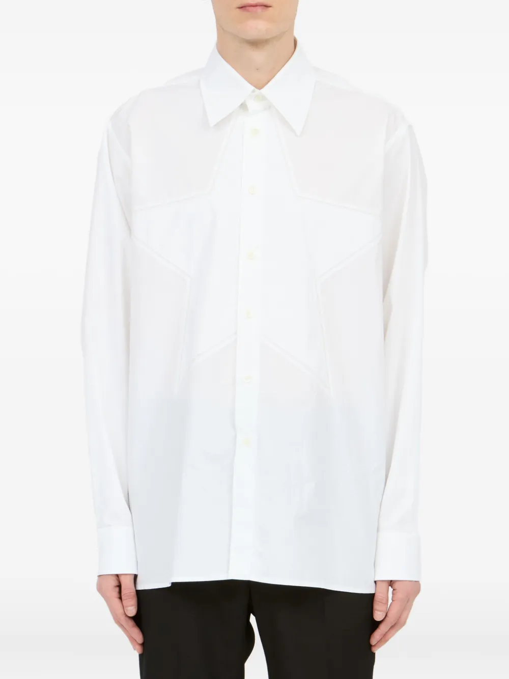 MM6 Maison Margiela Katoenen overhemd Wit