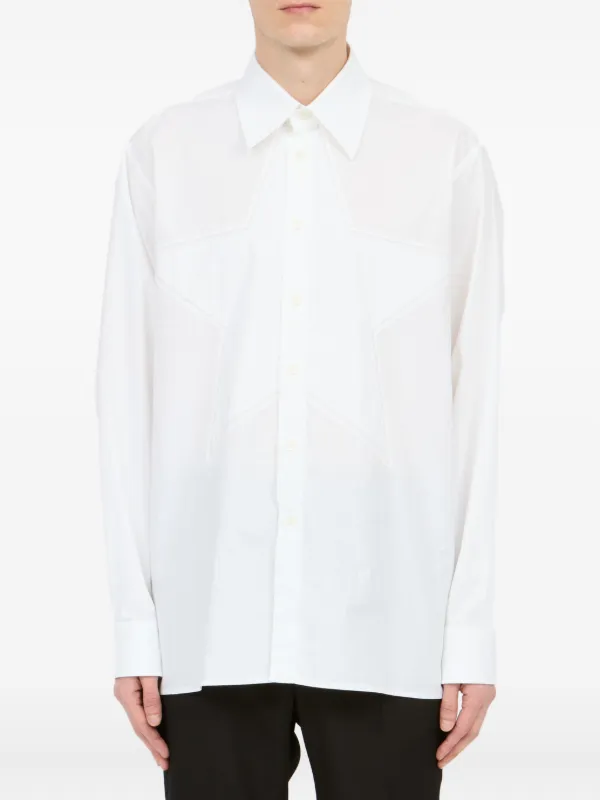 MM6 Maison Margiela コットン シャツ | ホワイト | FARFETCH JP