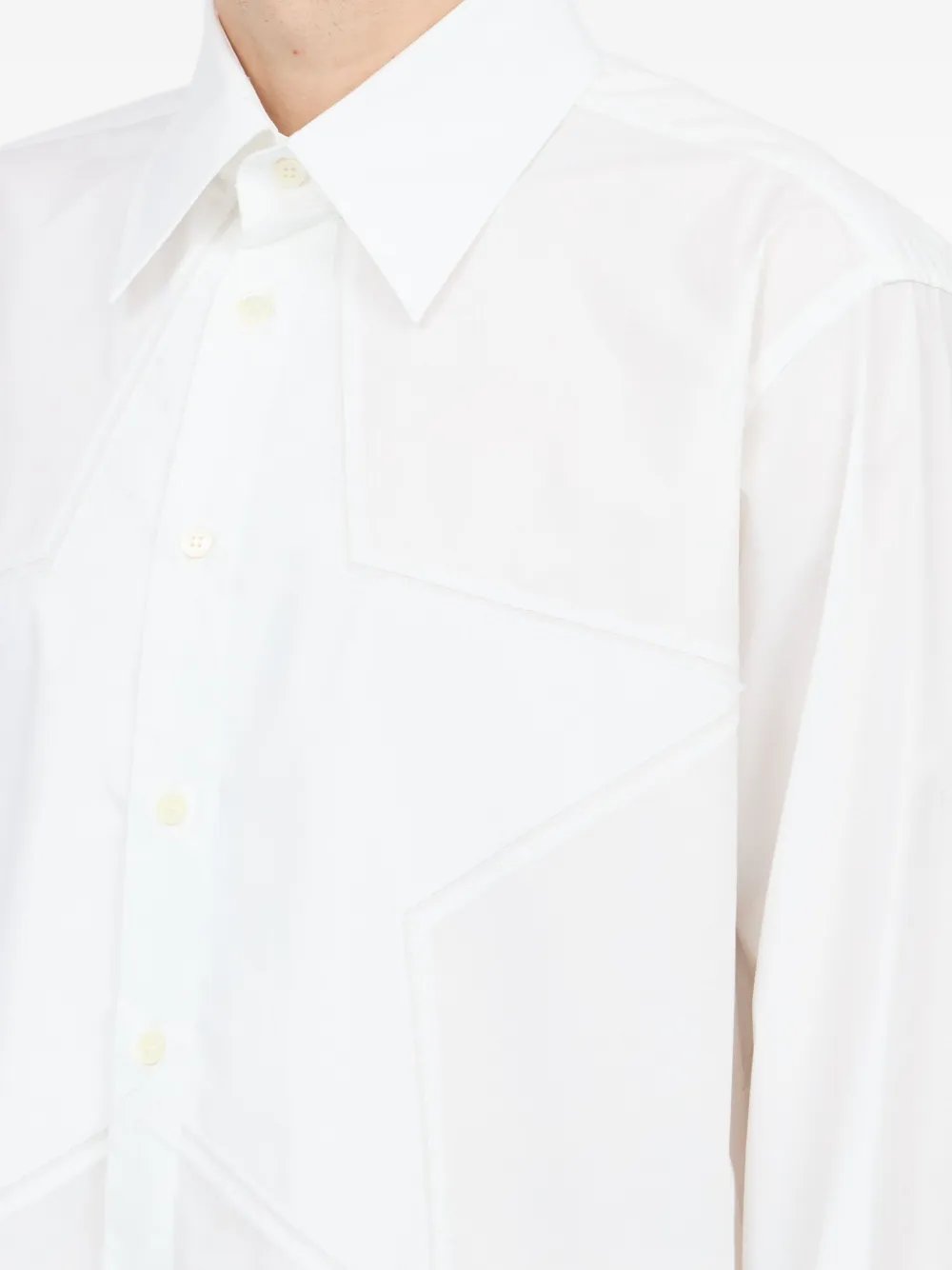 MM6 Maison Margiela Katoenen overhemd - Wit