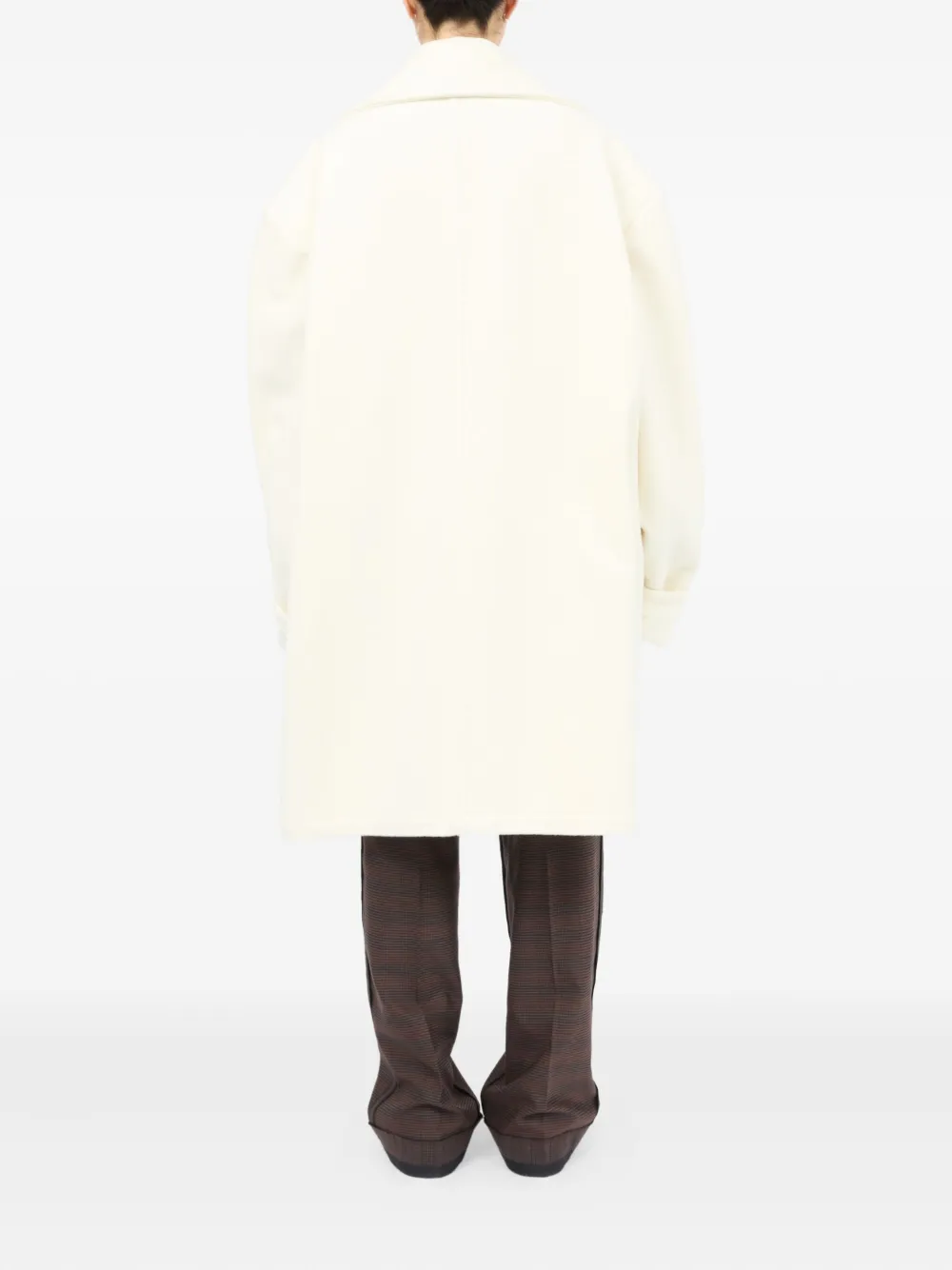 MM6 Maison Margiela double-breasted coat Beige