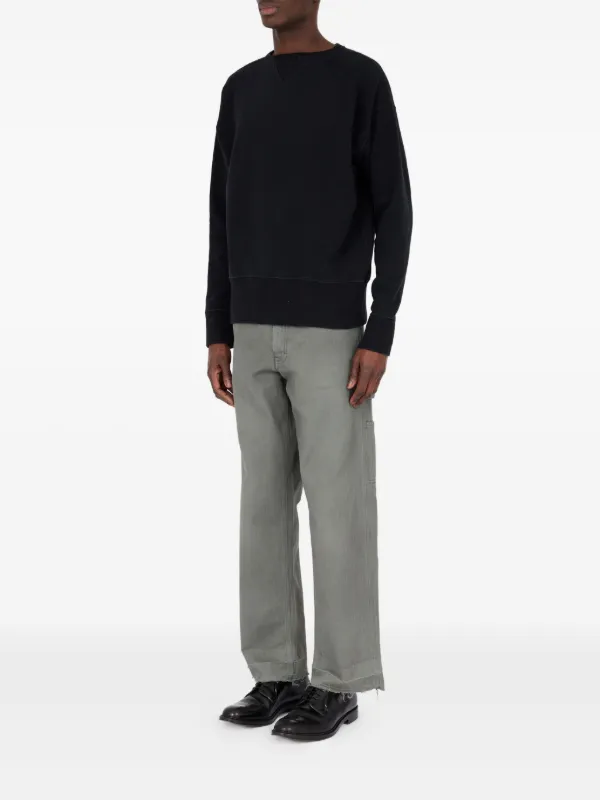 Maison Margiela クルーネック スウェットシャツ | ブラック | FARFETCH JP
