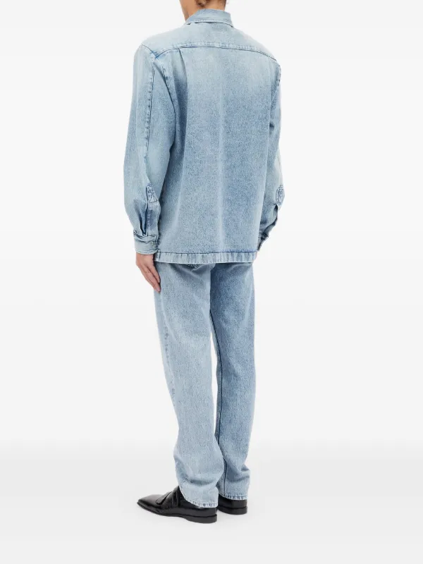 MM6 Maison Margiela ロングスリーブ シャツ | ブルー | FARFETCH JP
